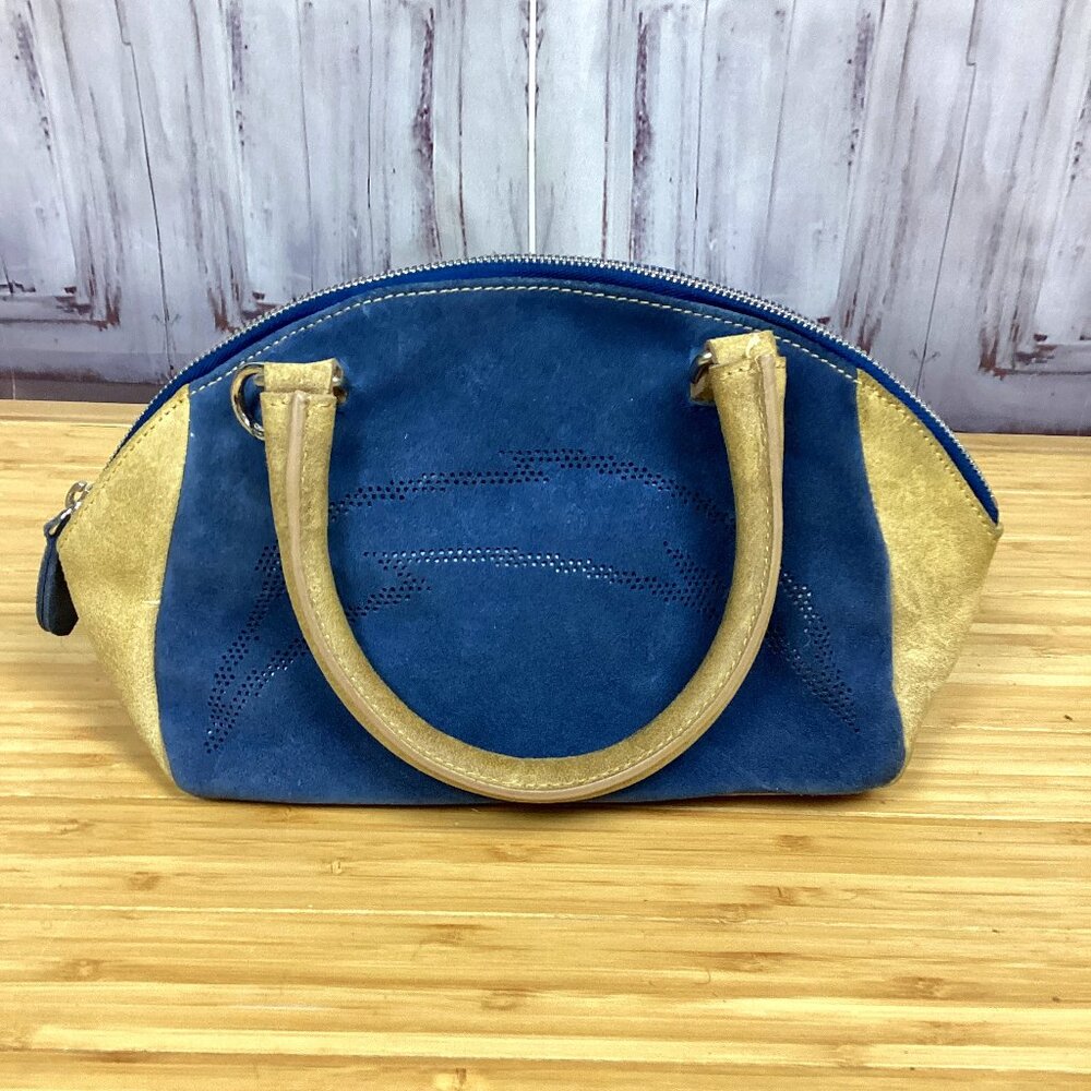 Anastasio Moda Suede Leather NFL Chargers Hand Bag